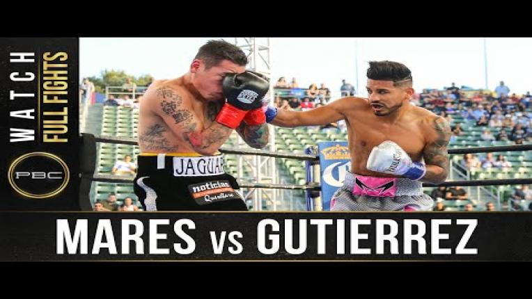 Embedded thumbnail for Mares vs Gutierrez FULL FIGHT: October 14, 2017 - PBC on FOX