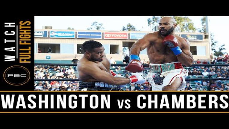 Embedded thumbnail for Washington vs Chambers Watch Full Fight |  April 30, 2016 