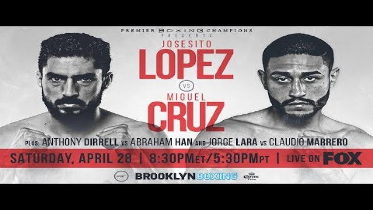 Embedded thumbnail for Lopez vs Cruz Full Fight: April 28, 2018 - PBC on FOX