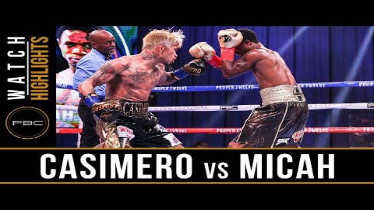 Embedded thumbnail for Casimero vs Micah - Watch Fight Highlights | September 26, 2020