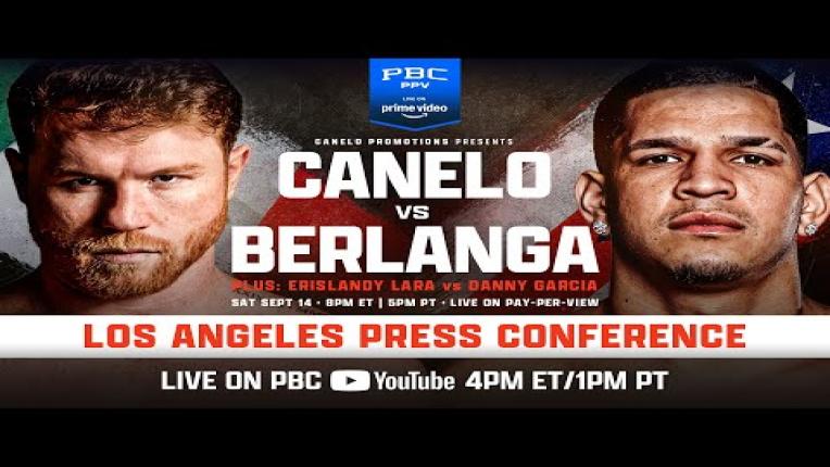 Embedded thumbnail for Canelo vs. Berlanga Los Angeles Press Conference | #CaneloBerlanga