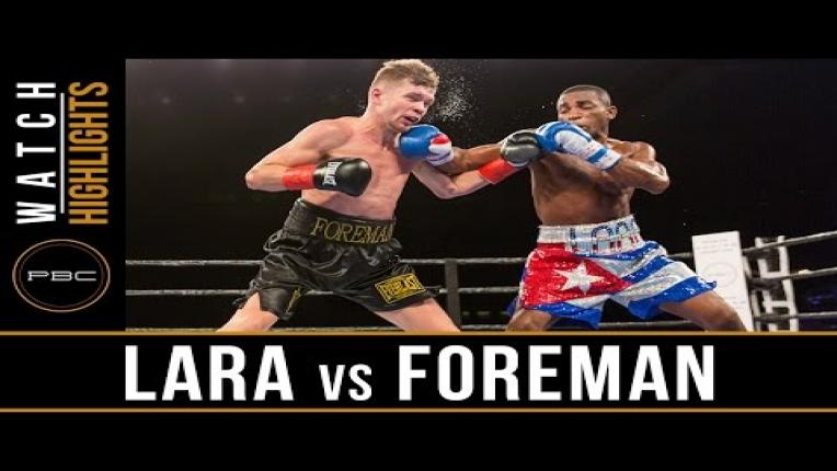 Embedded thumbnail for Lara vs Foreman highlights: January 13, 2017