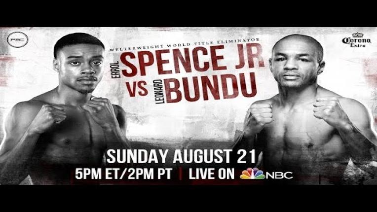 Embedded thumbnail for Spence Jr. vs Bundu Preview: August 21, 2016