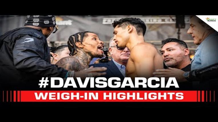 Embedded thumbnail for Davis vs Garcia Weigh-in Highlights | #DavisGarcia