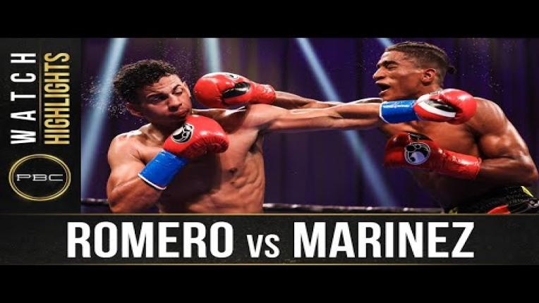 Embedded thumbnail for Romero vs Marinez - Watch Fight Highlights | August 15, 2020