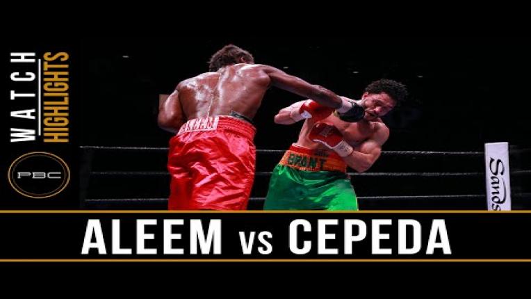 Embedded thumbnail for Aleem vs Cepeda highlights: April 19, 2016