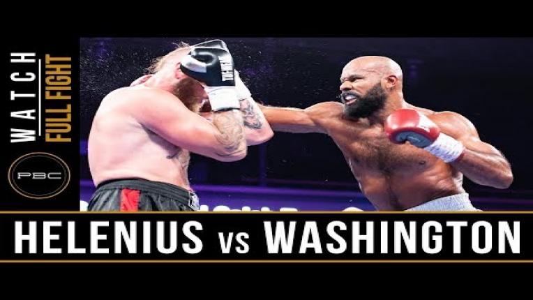 Embedded thumbnail for Helenius vs Washington - Watch Full Fight | July 13, 2019