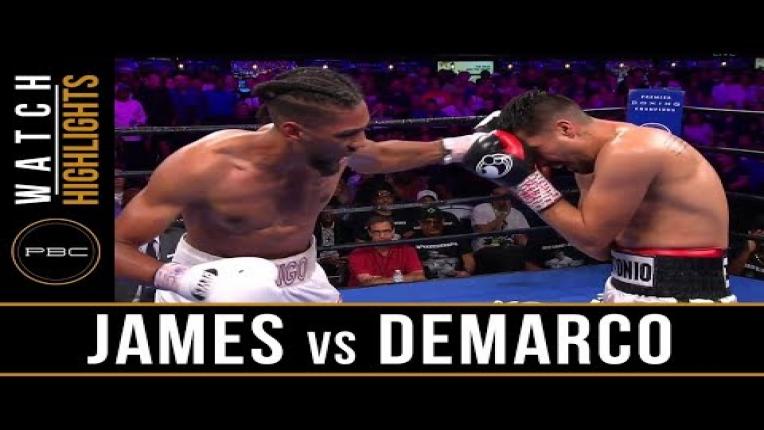 Embedded thumbnail for James vs DeMarco - Watch Fight Highlights | July 13, 2019