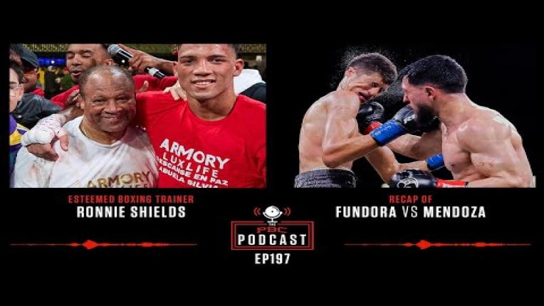 Embedded thumbnail for Ronnie Shields Talks Charlo and Morrell, Brian Mendoza Shines | The PBC Podcast