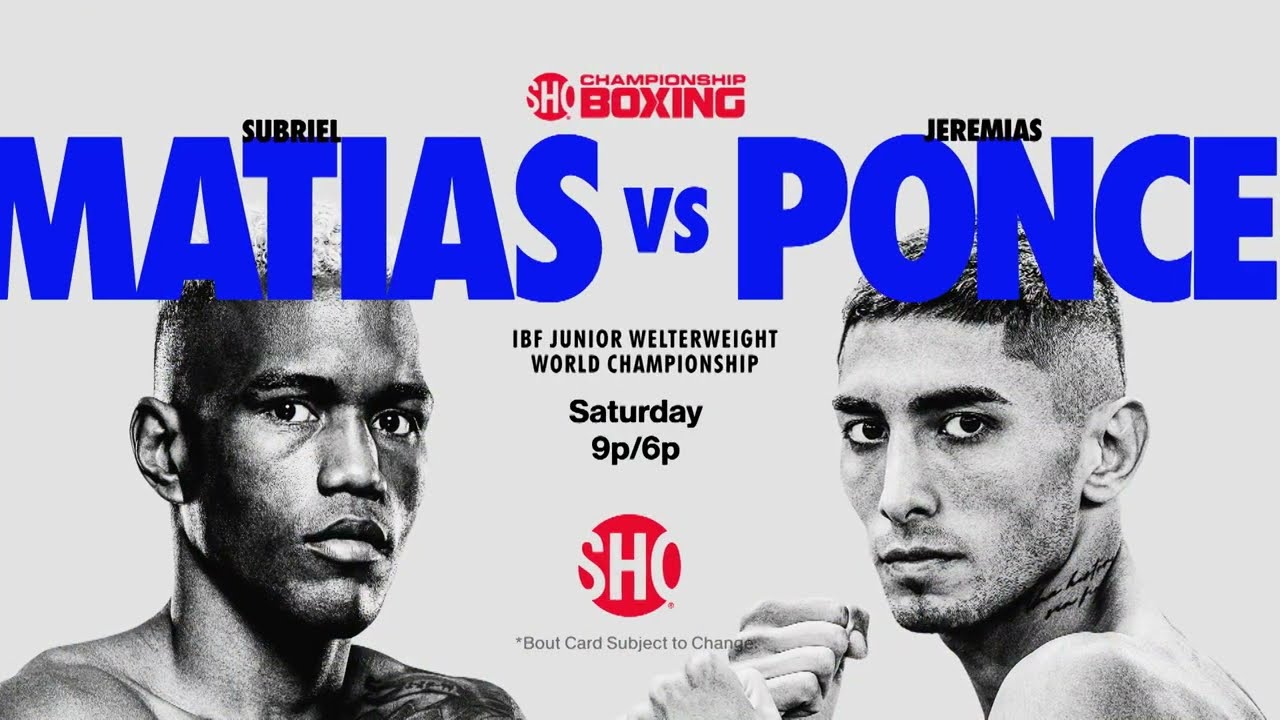 Subriel Matias vs Jeremias Ponce PREVIEW February 25, 2023 PBC on